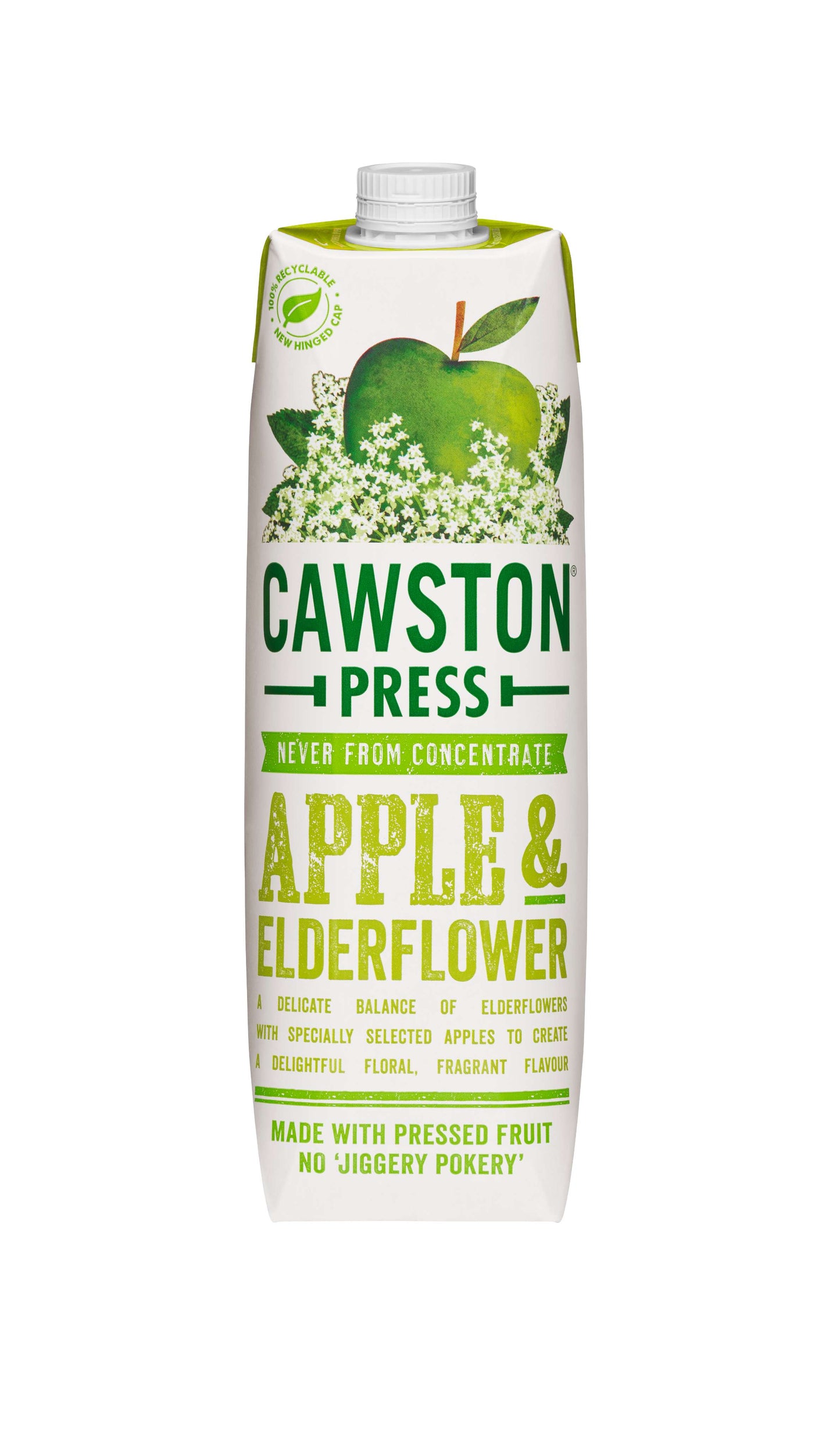 Cawston Press Pressed Apple & Elderflower - 1ltr