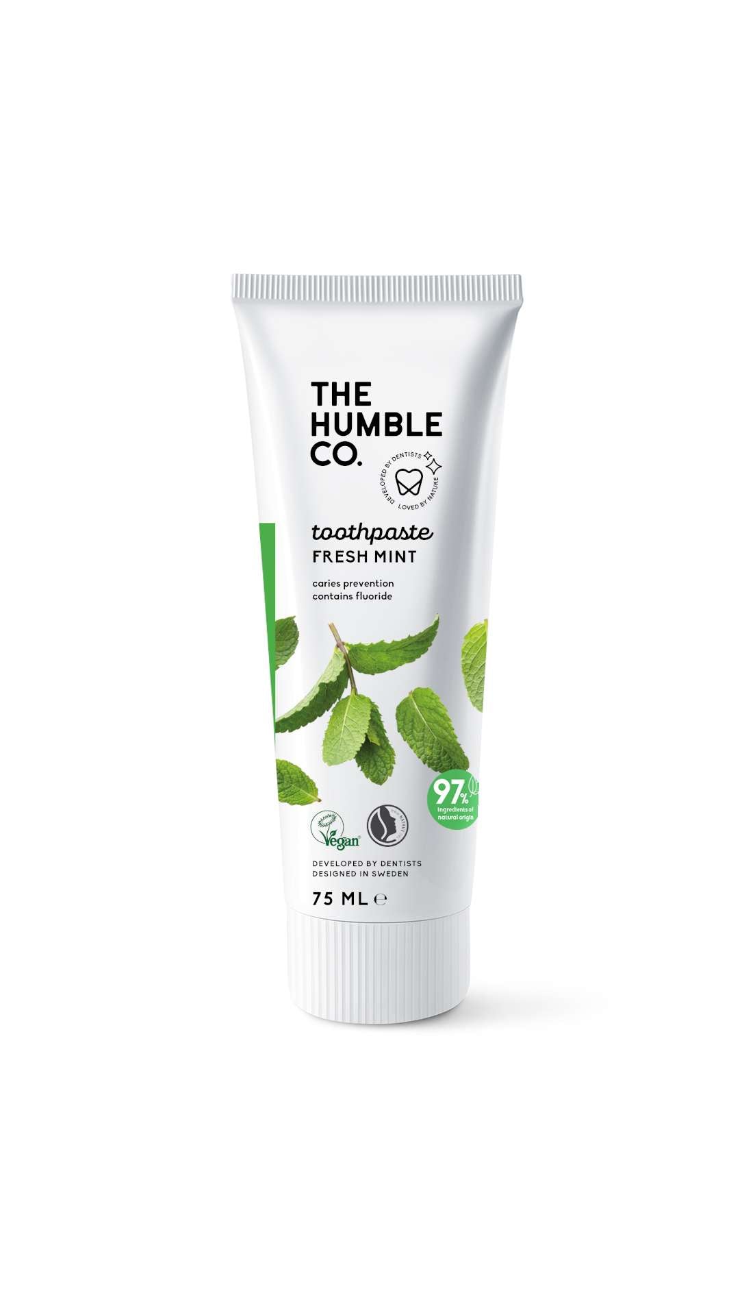 The Humble Co Natural Toothpaste - Fresh Mint - 75ml