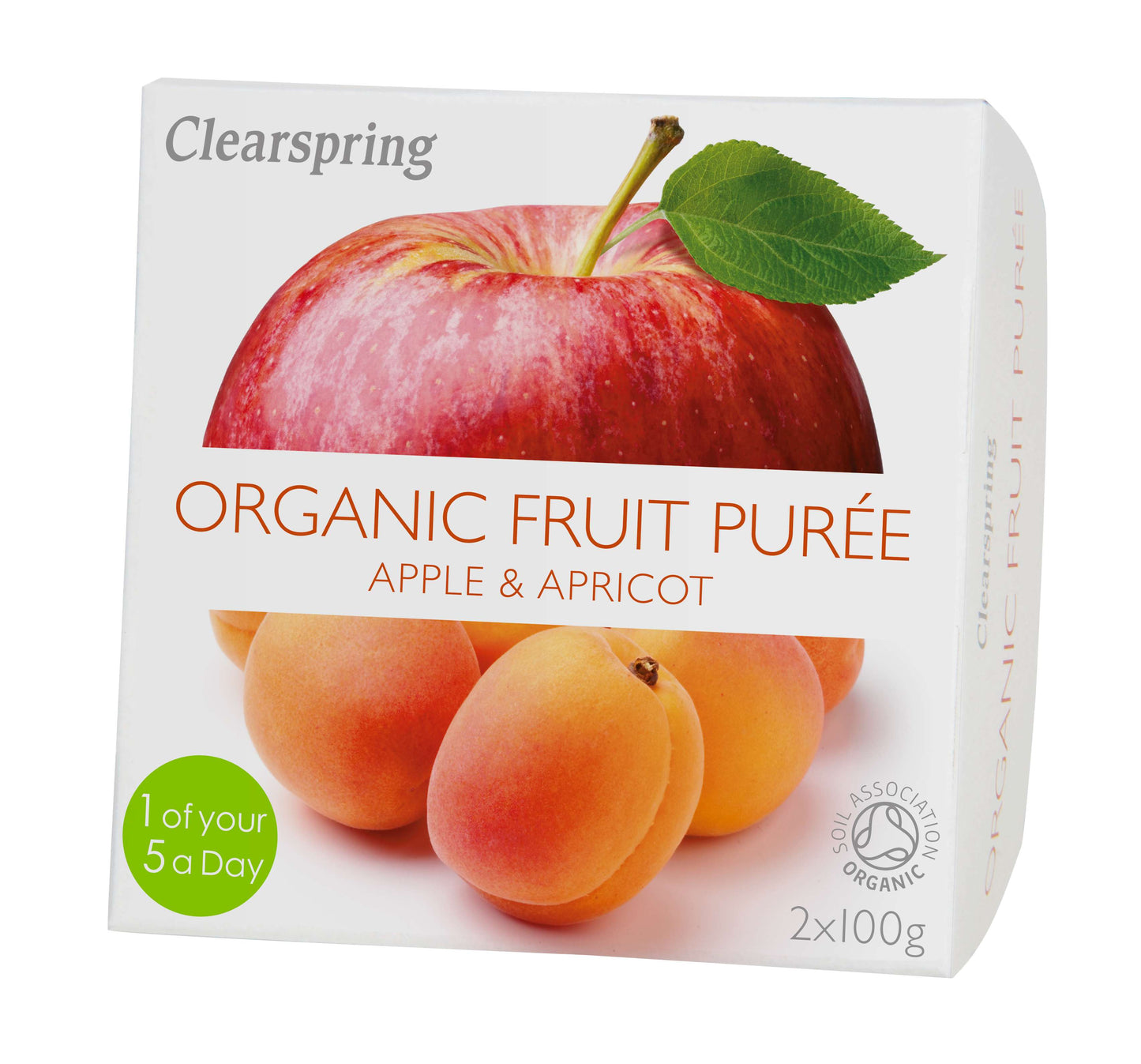Clearspring Fruit Puree - Apple/Apricot Organic - 2x100g