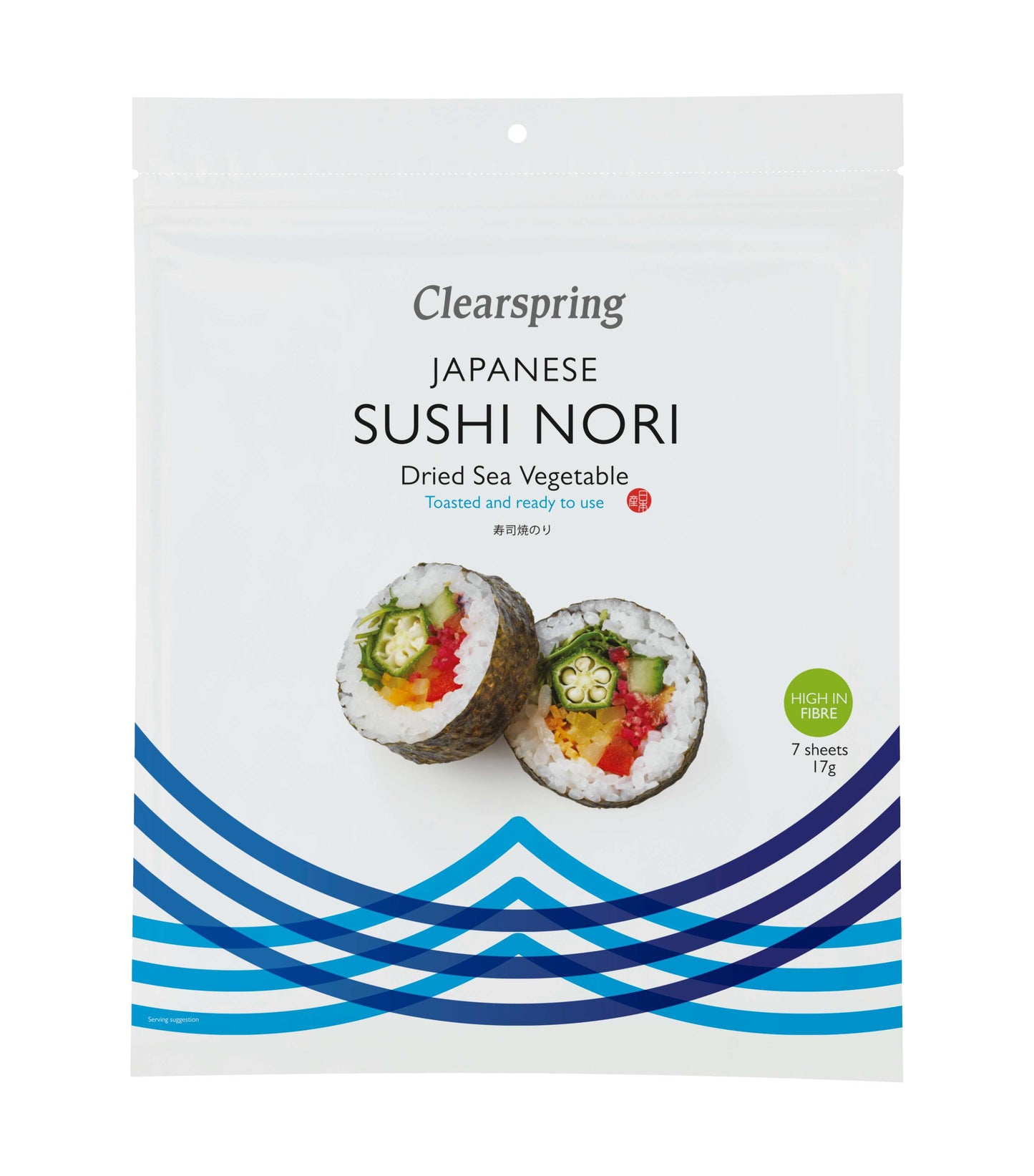 Clearspring Sushi Nori Toasted Sea Veg - 17g