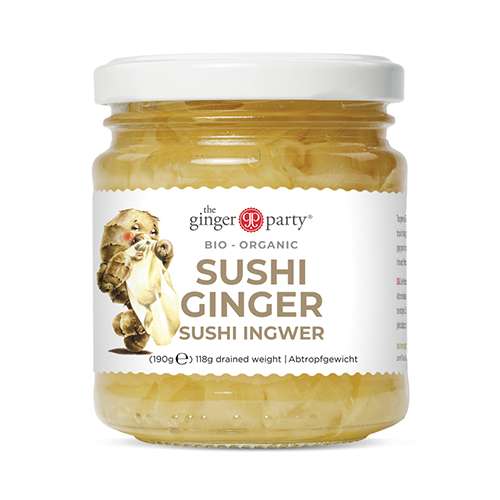 The Ginger People Organic Pickled Sushi Ginger - 190g
