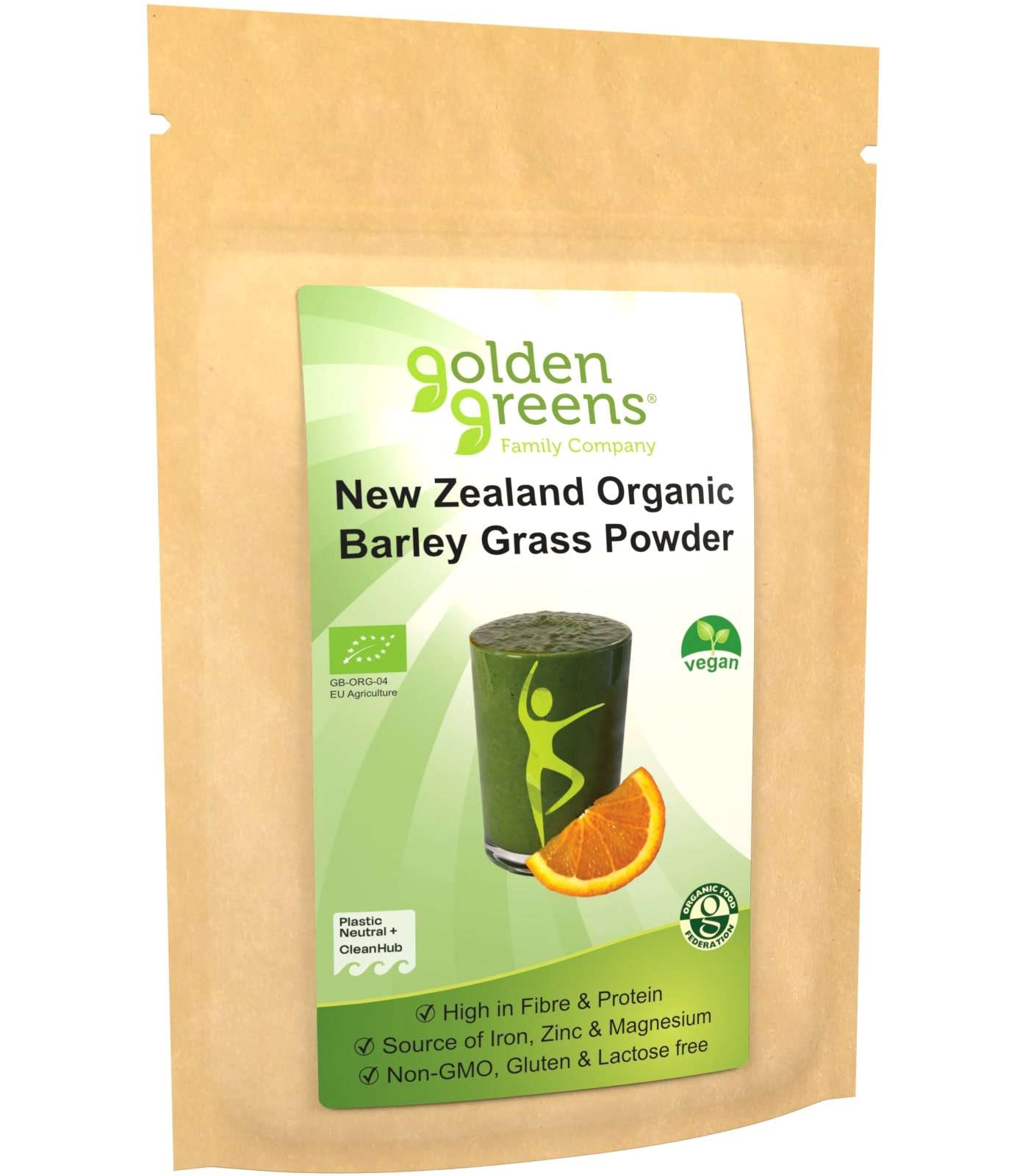 Golden Greens Organic Barley Grass Powder NZ Large - 200g
