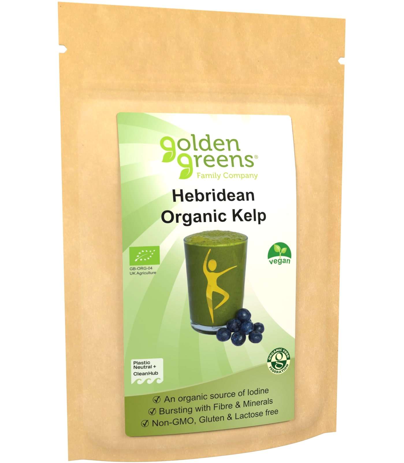 Golden Greens Organic Hebridean Kelp Powder - 100g