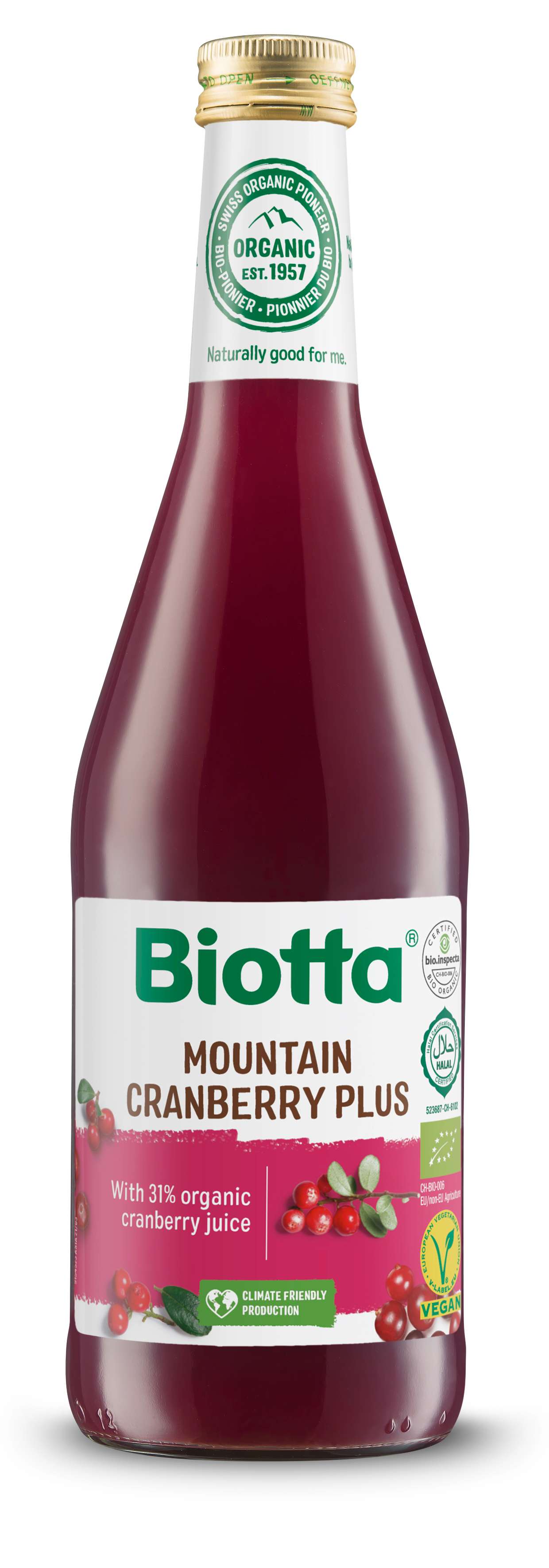 Biotta Mountain Cranberry Juice - 500ml