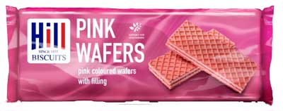 12 x Hills Pink Wafers 100Gm