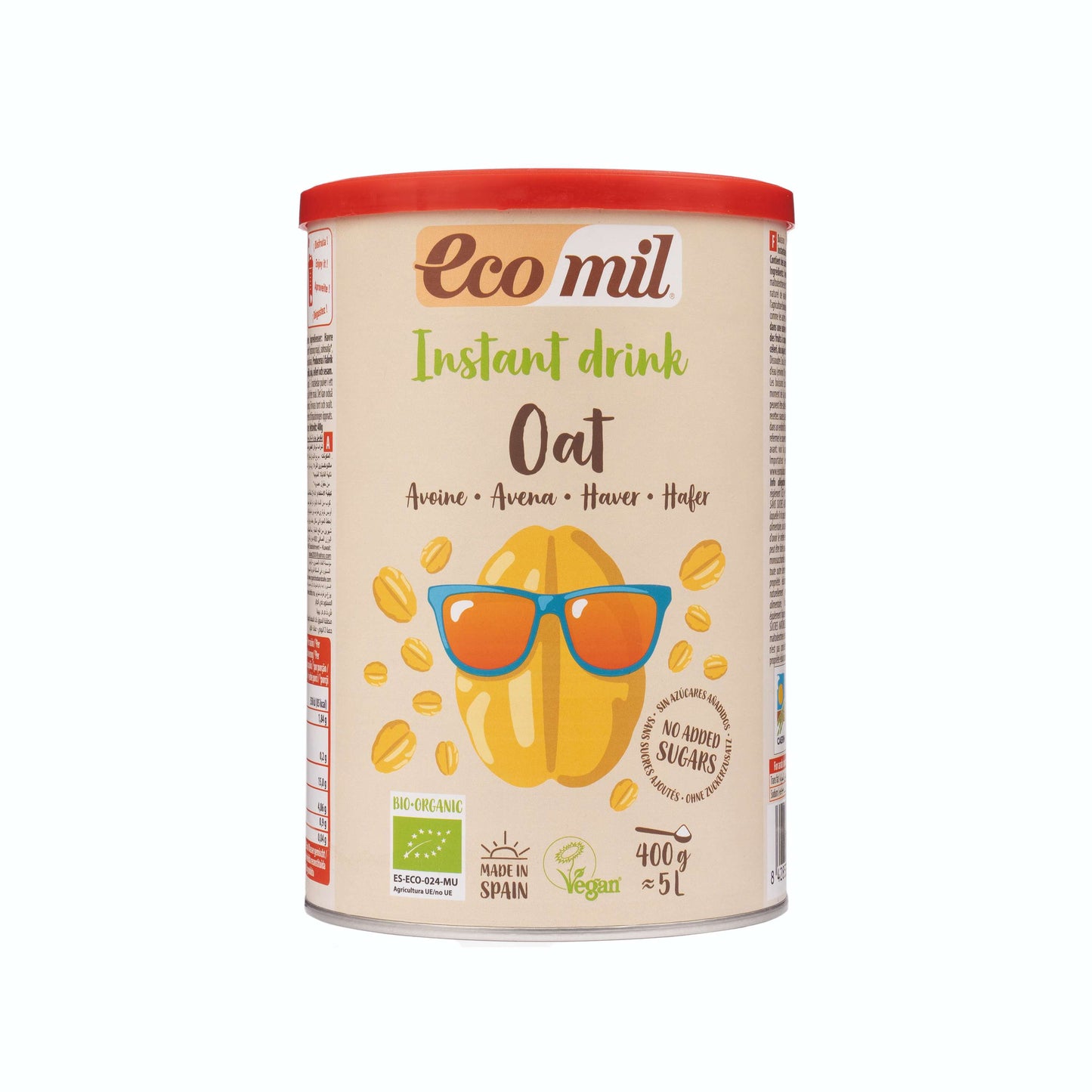 Ecomil Oat drink no added sugars Instant Bio - 400g