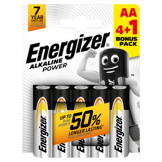 24 x Energizer Power Batteries Aaa 4+1 Free - 5 PACK