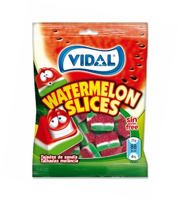 14 x Vidal Watermelon Slices Bag 100Gm