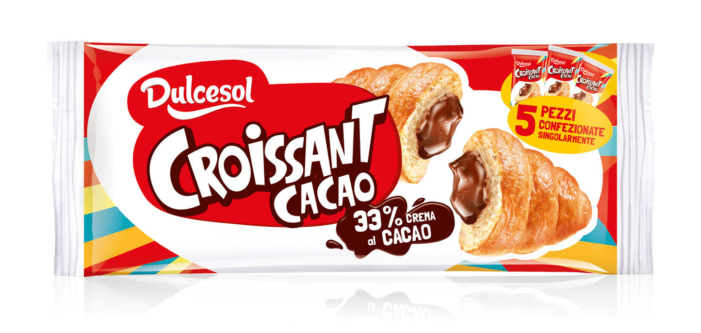 9 x Dulcesol Croissants Choc Filled 5 Pack - 225Gm