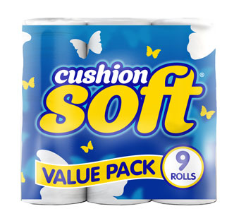 6 x Cushion Soft 9 Roll