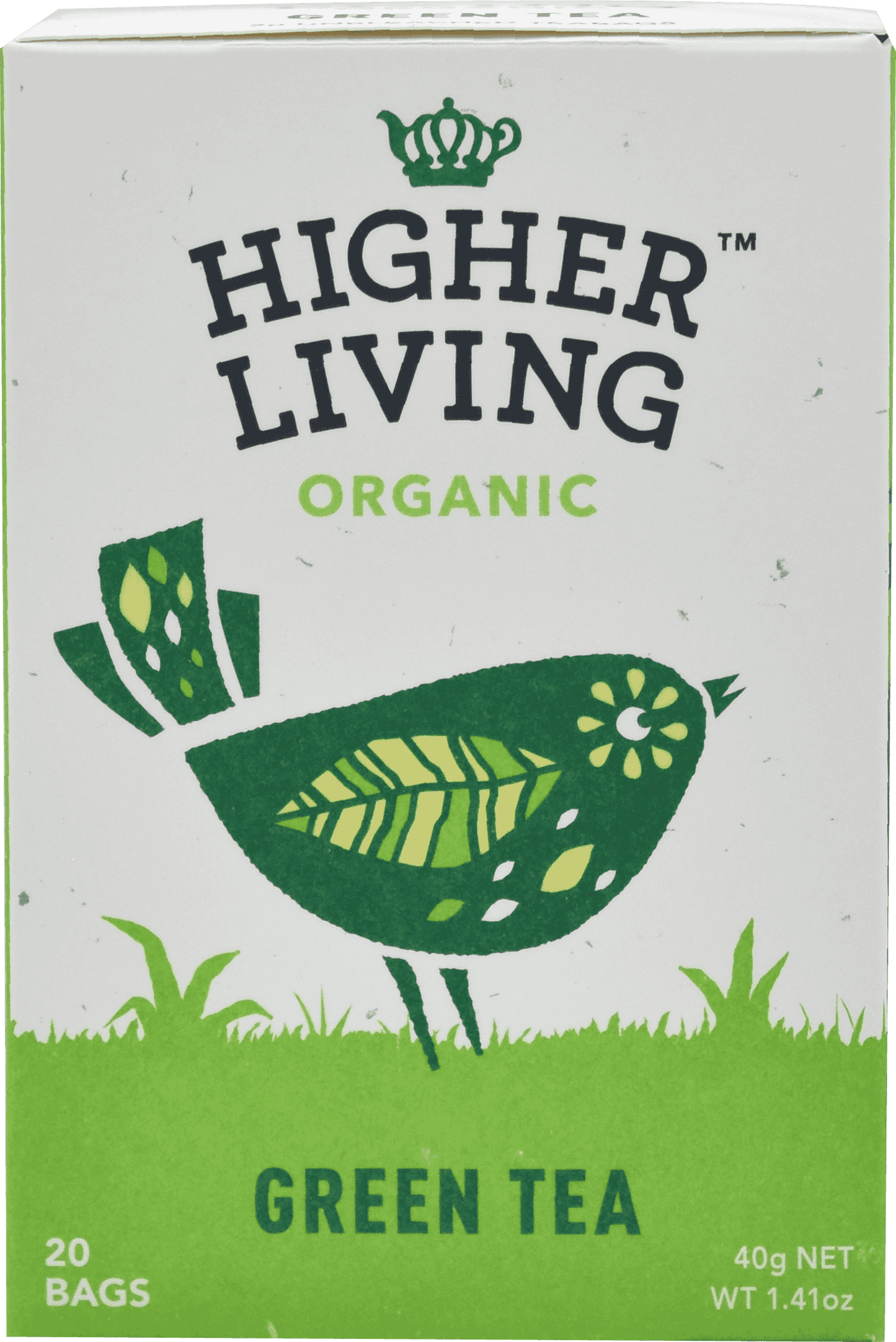 4 x Higher Living Green Tea - 20g