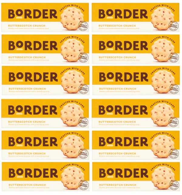 12 x Border Butterscotch Crunch 135G