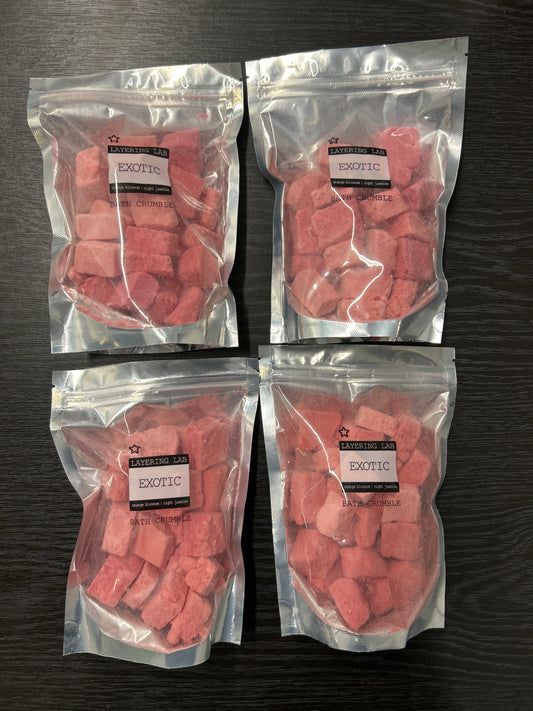 Layering Labs Exotic Bath Crumble – Orange Blossom (4x)
