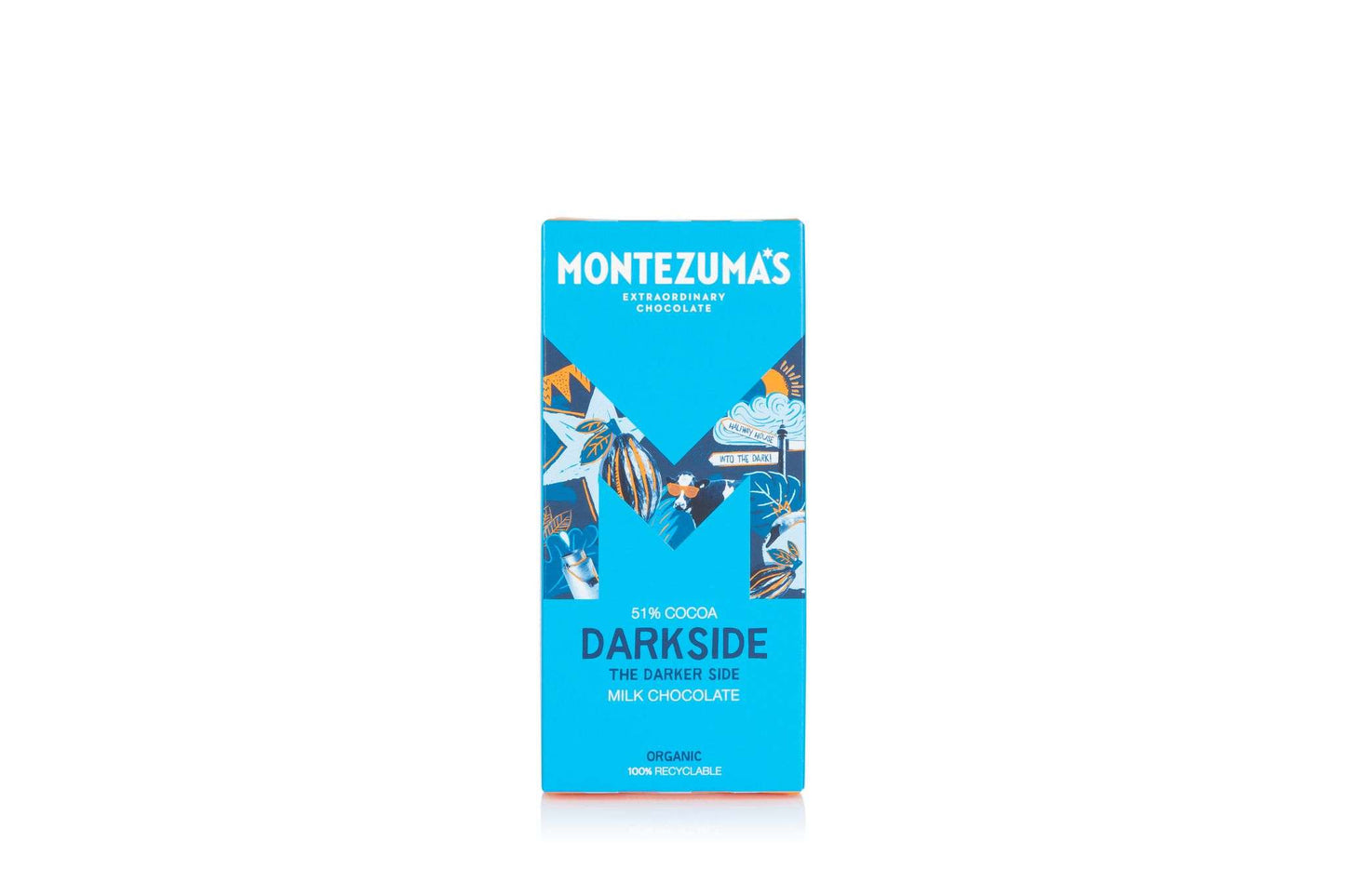 12 x Montezuma Dark Side - 51% Milk - 90g