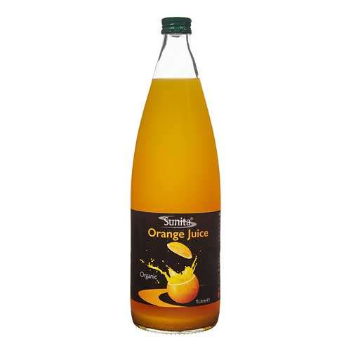 Sunita Organinc Orange Juice - 1ltr