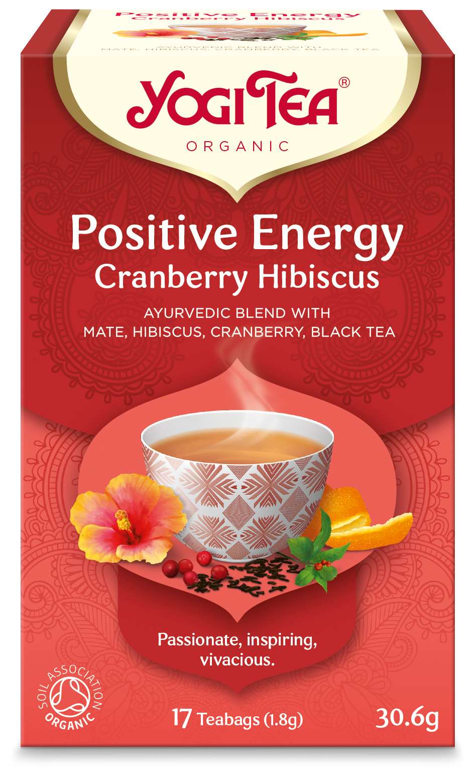 Yogi Tea Energy Cranberry Org - 17bags