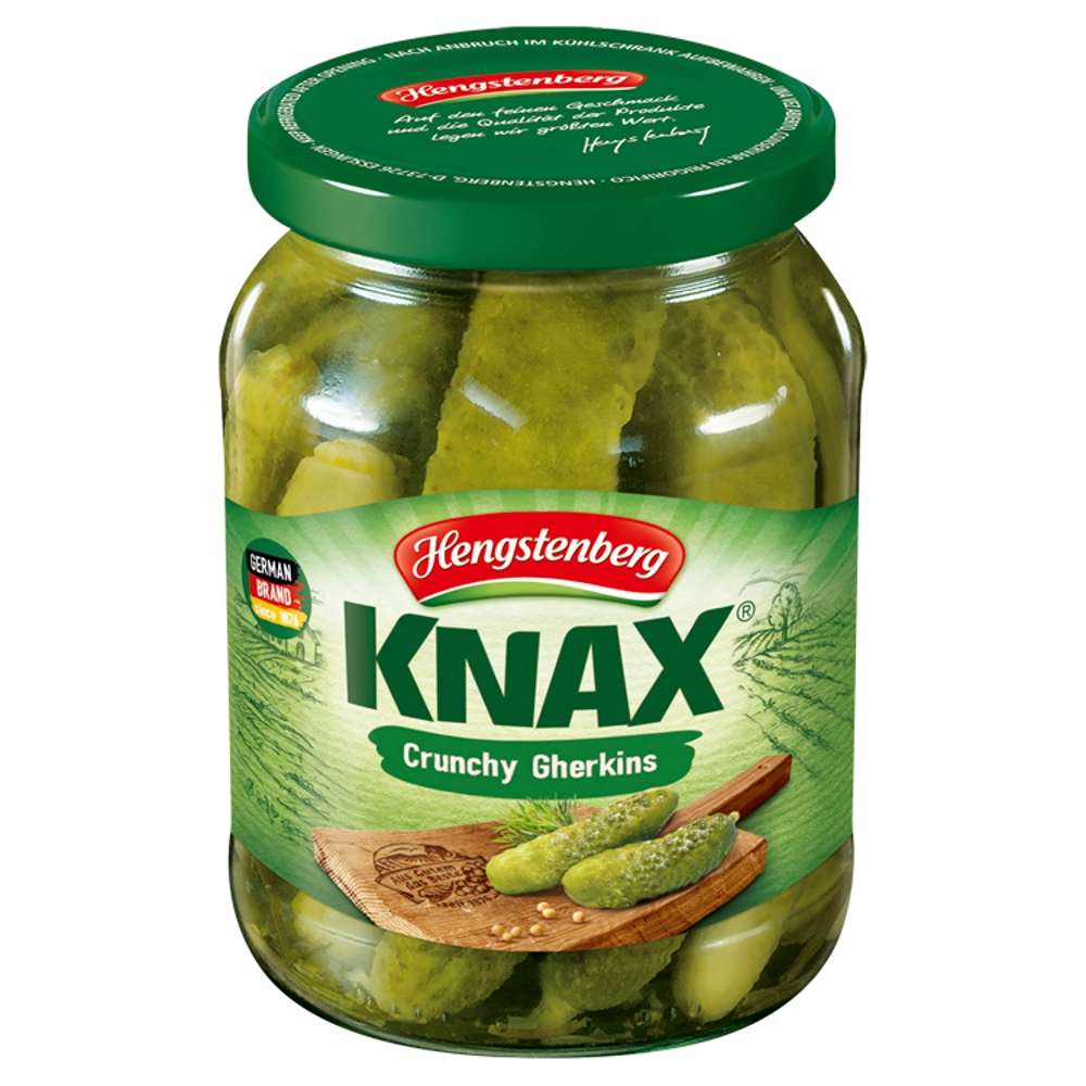 Hengstenberg Knax Crunchy Gherkins - 330g