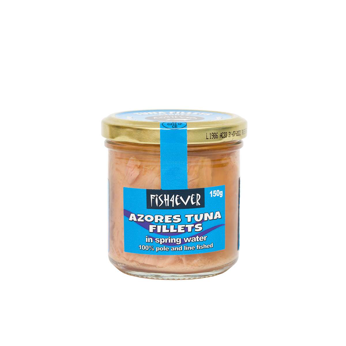 Fish4ever Azores tuna fillets in spring water - 150g