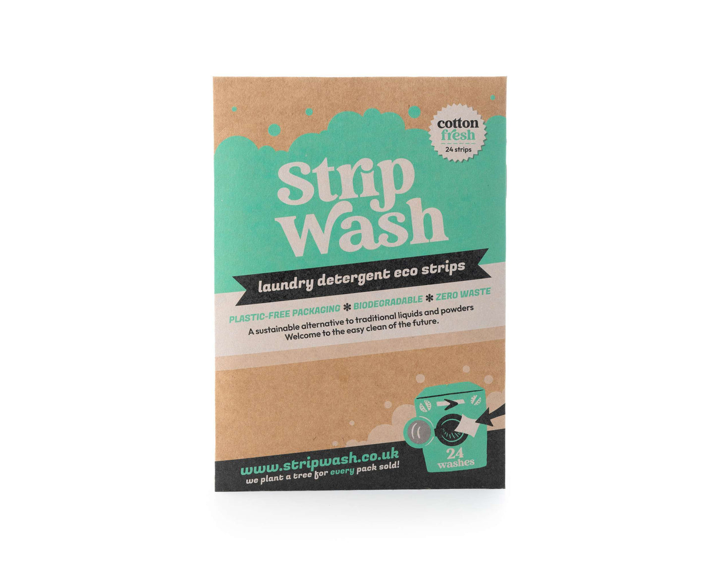 Ecoliving Strip Wash Laundry Strips Cotton Fresh - 1pc