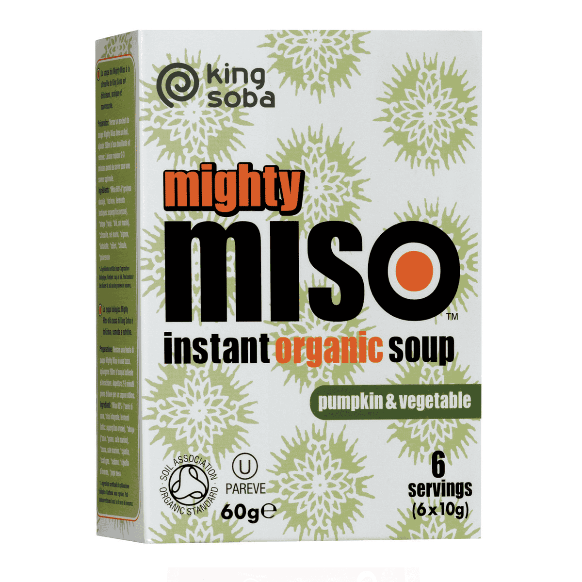 King Soba Org Miso Soup with Pumpkin & Vegetable - 60g
