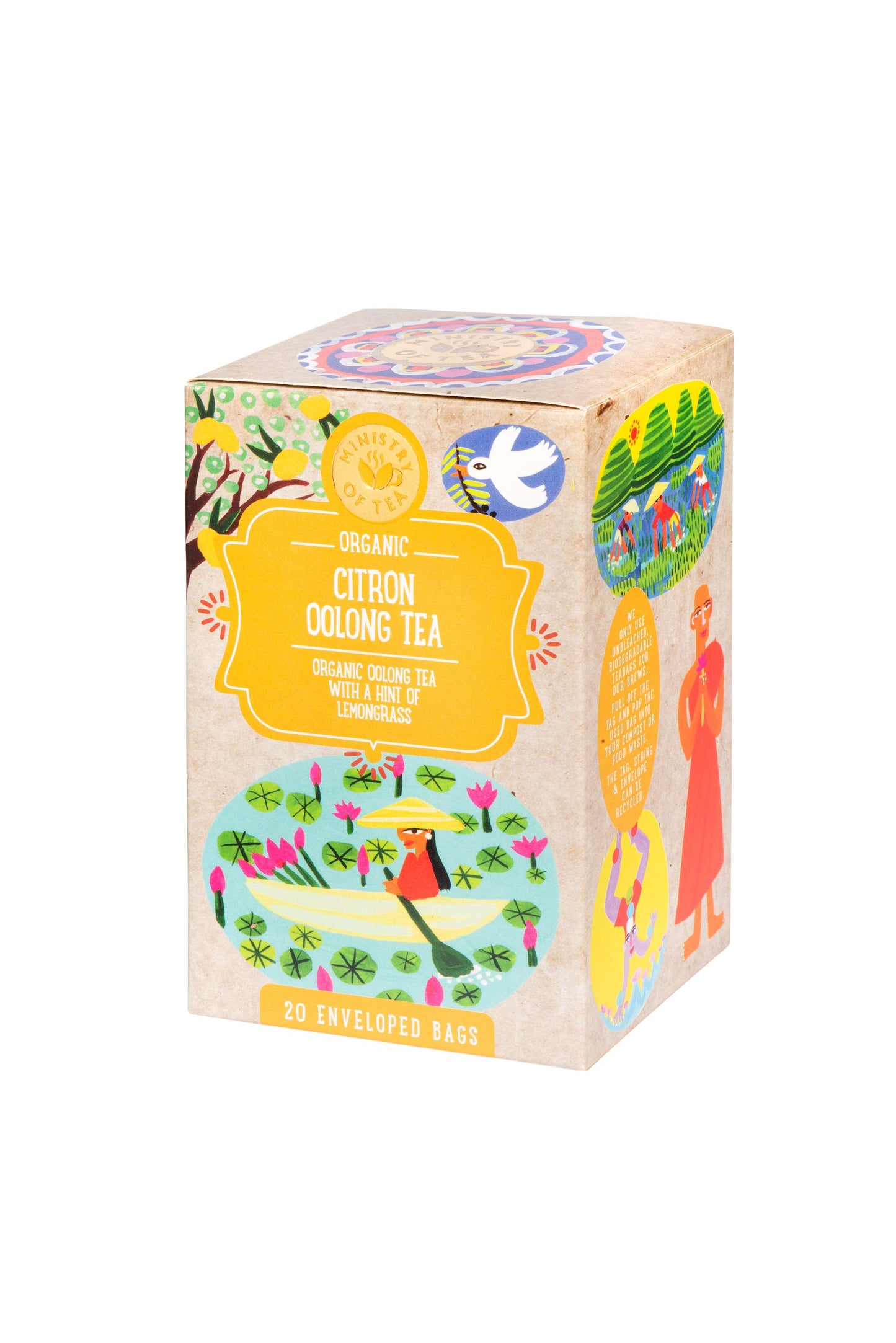 Ministry of Tea Organic Citron Oolong Tea - 20bags