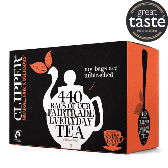 Clipper Fairtrade Everyday One Cup 440 Tea bags - 1kg