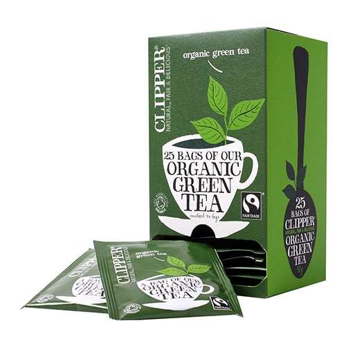 Clipper Fairtrade Organic Green 25 Envelopes - 50g