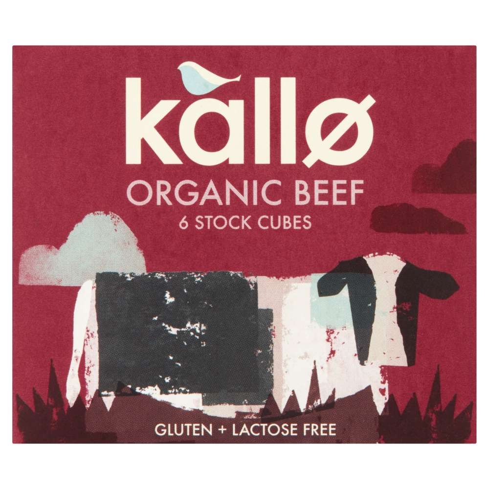 Kallo Organic Beef Stock Cubes - 66g