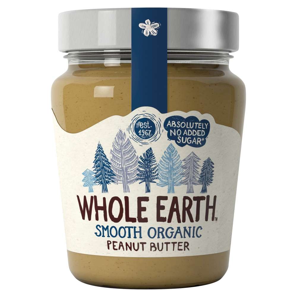 Whole Earth Organic Smooth Peanut Butter - 227g