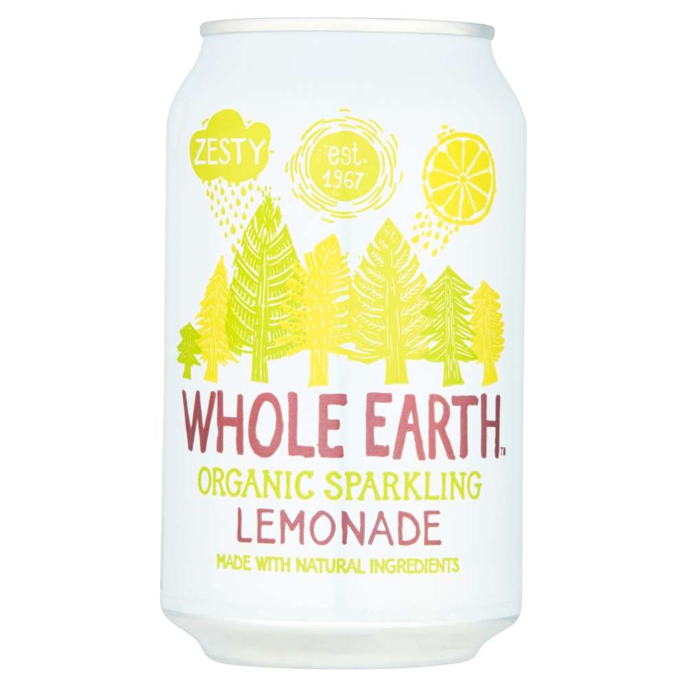 24 x Whole Earth Sparkling Lemonade - 330ml
