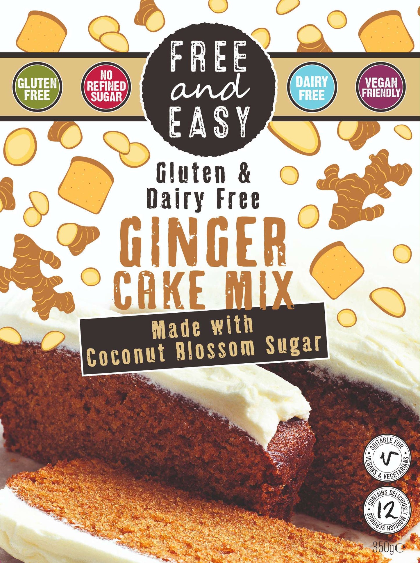 Free & Easy Ginger Cake Mix - 350g