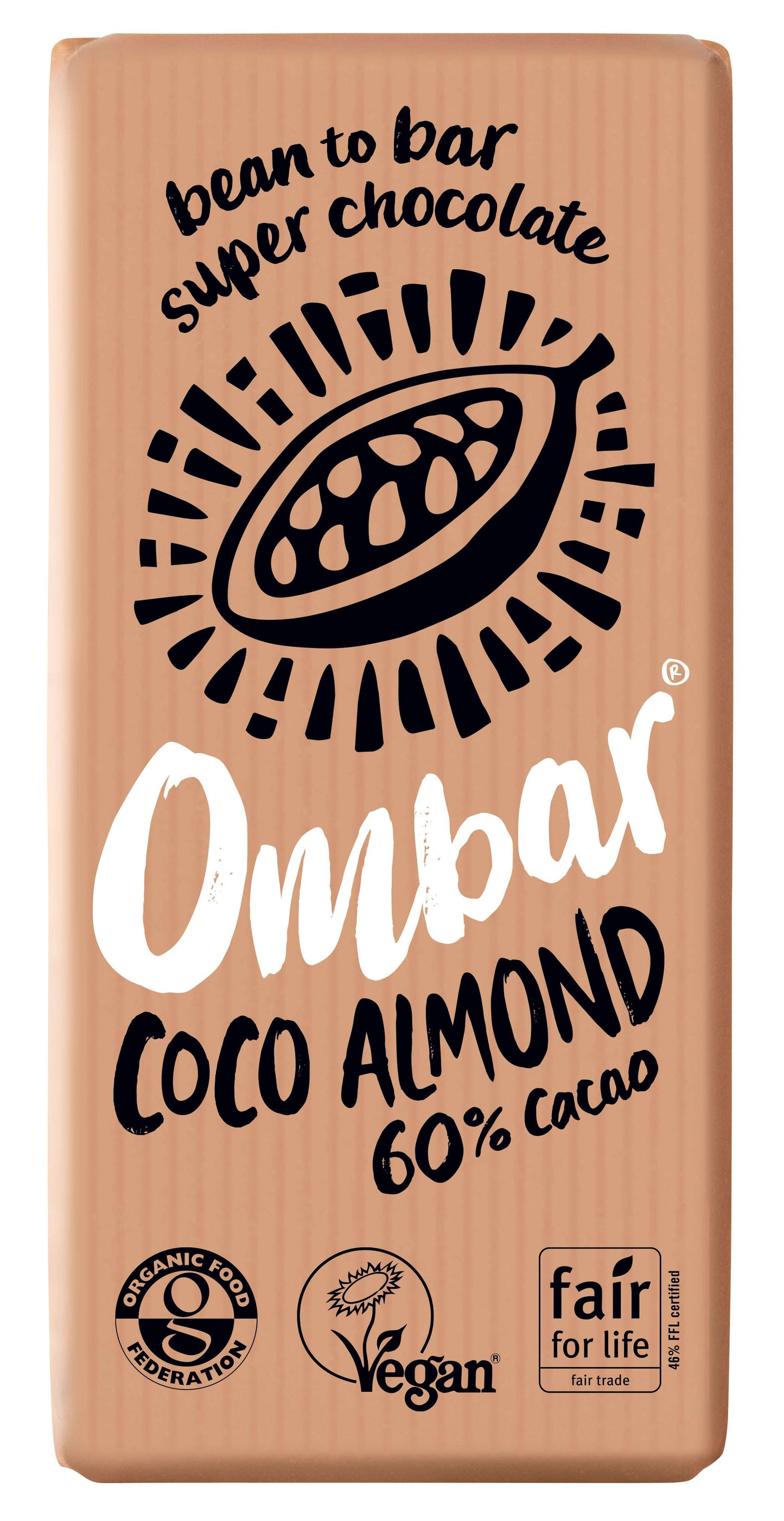 10 x Ombar Coco Almond - 70g