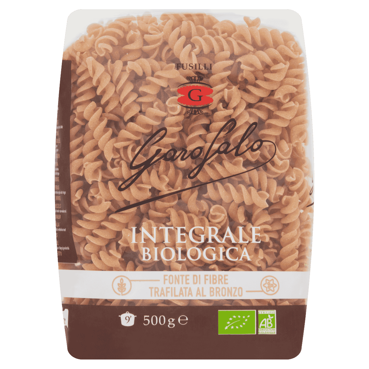 Garofalo Whole Wheat Organic Fusilli - 500g