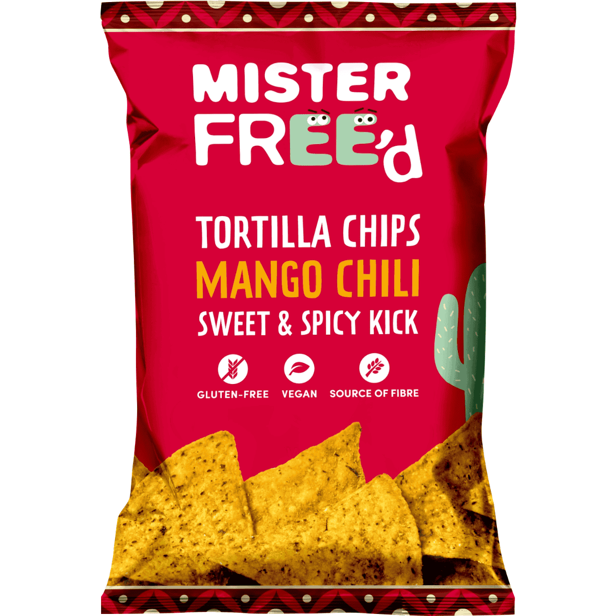 12 x Mister Free'd Tortilla Chips with Mango Chili - 135g