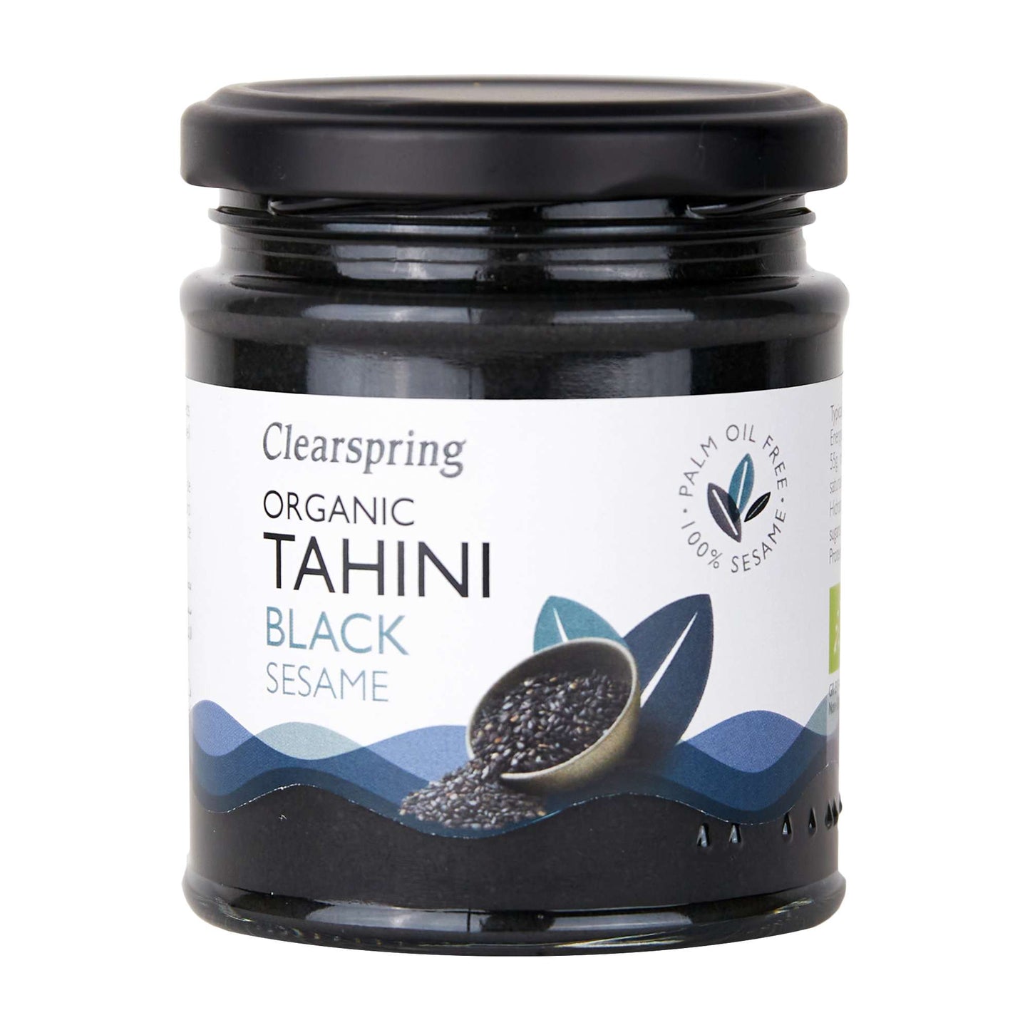 Clearspring Organic Tahini - Black Sesame - 170g