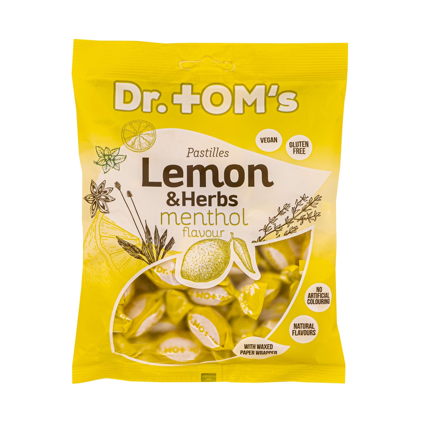 12 x Dr Tom's Lemon & Herbs - 150g