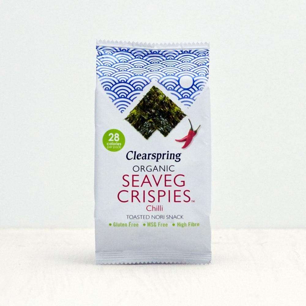 Clearspring Organic Seaveg Crispies - Chilli - 4g