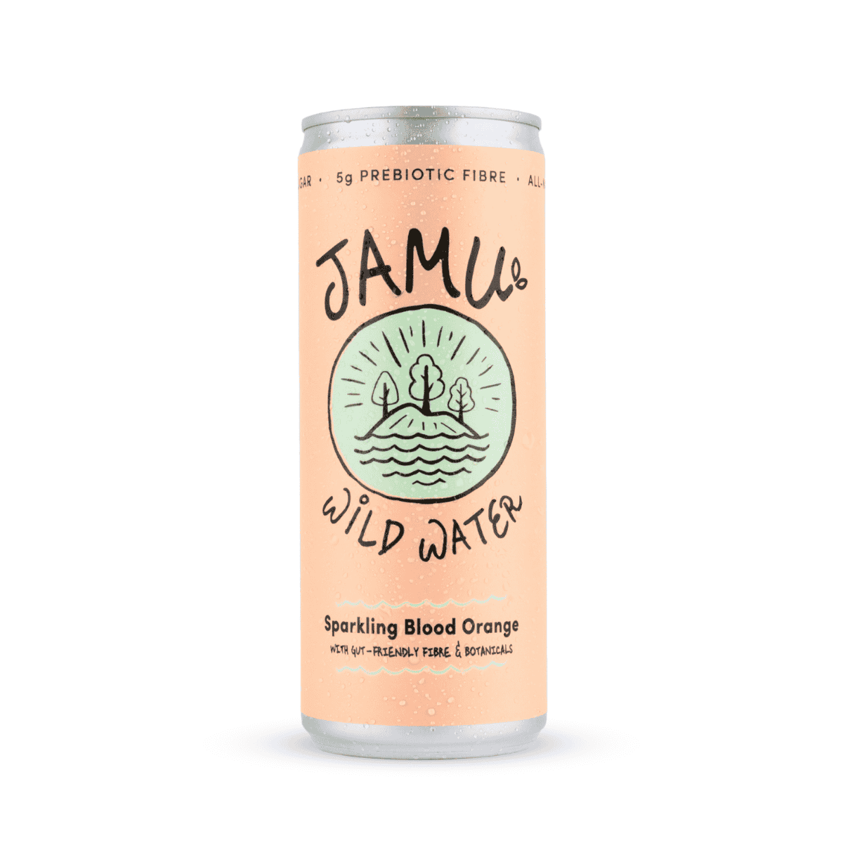 12 x Jamu Wild Water Natural Sparkling Blood Orange - 250ml