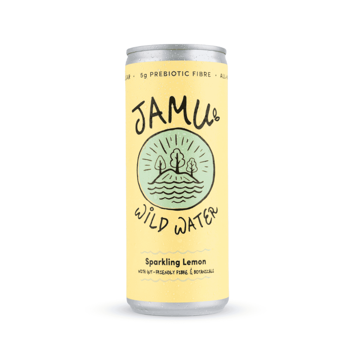 12 x Jamu Wild Water Natural Sparkling Lemon - 250ml