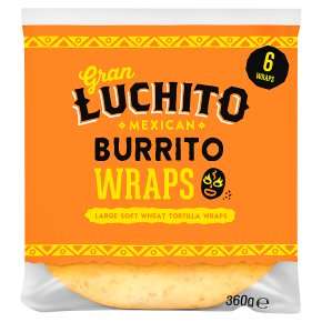 14 x Gran Luchito Burrito Wraps - 360g