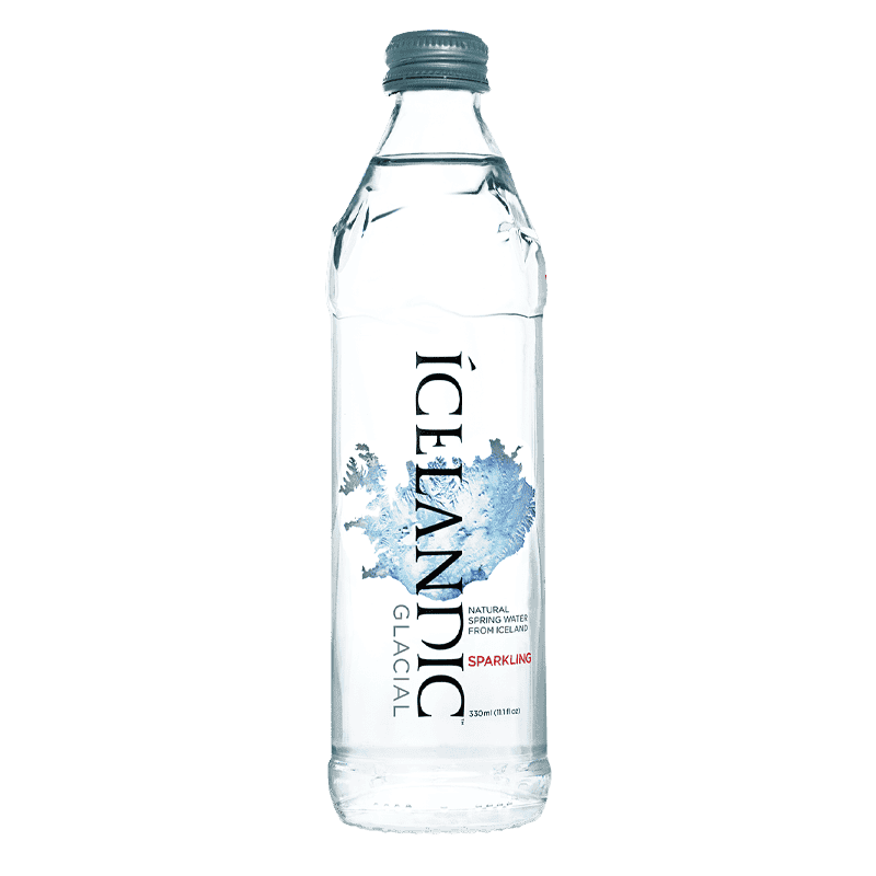 24 x Icelandic Glacial Sparkling Water - 330ml