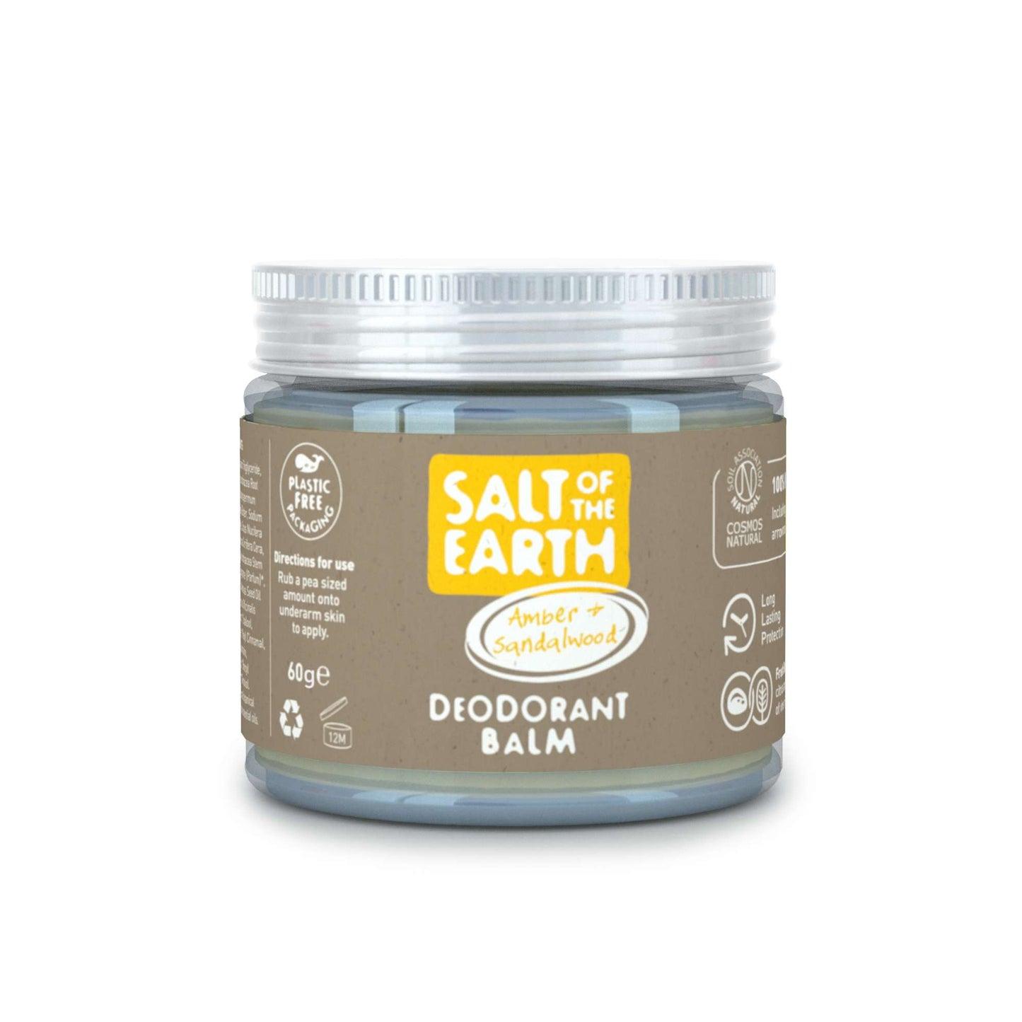 Salt of the Earth Deo Balm - Amber & Sandalwood - 60g