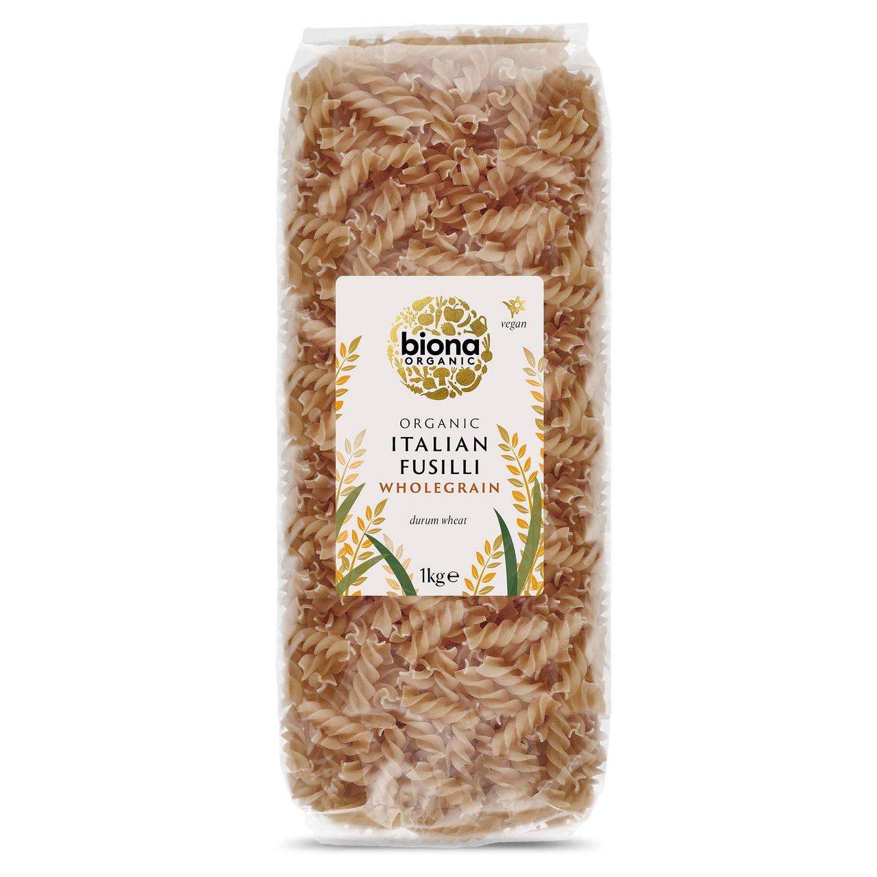 Biona Whole Fusilli Organic - 1000g