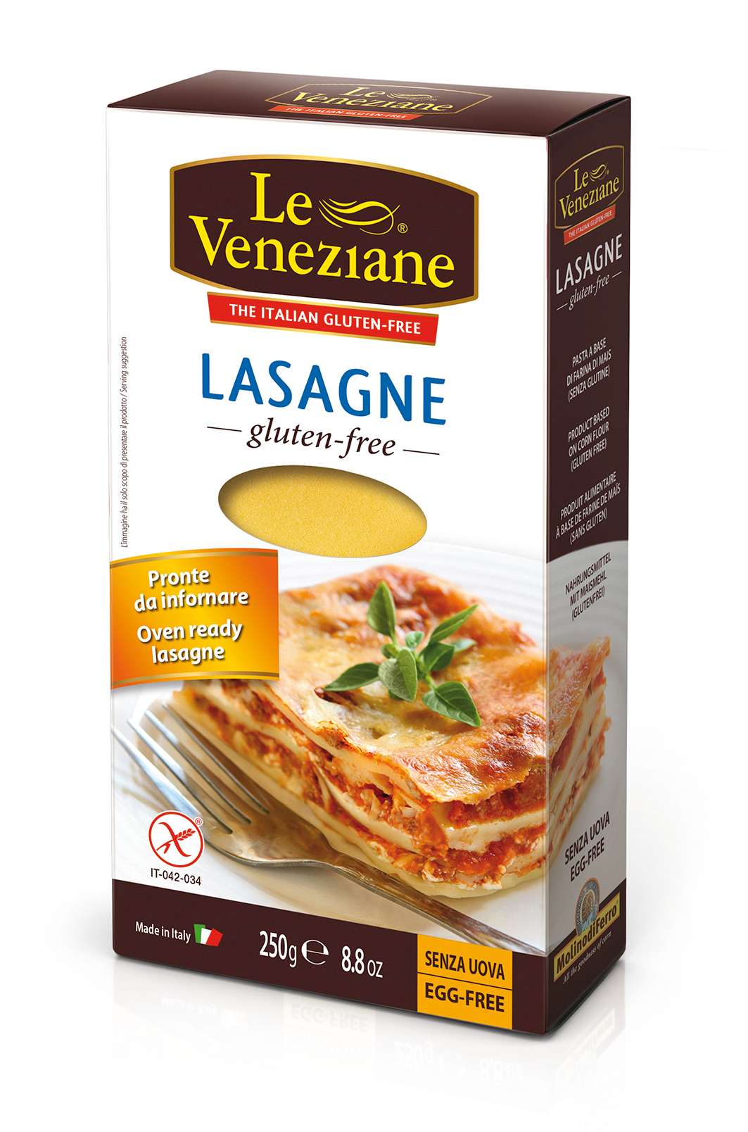 Le Veneziane Gluten Free Lasagne Sheets - 250g