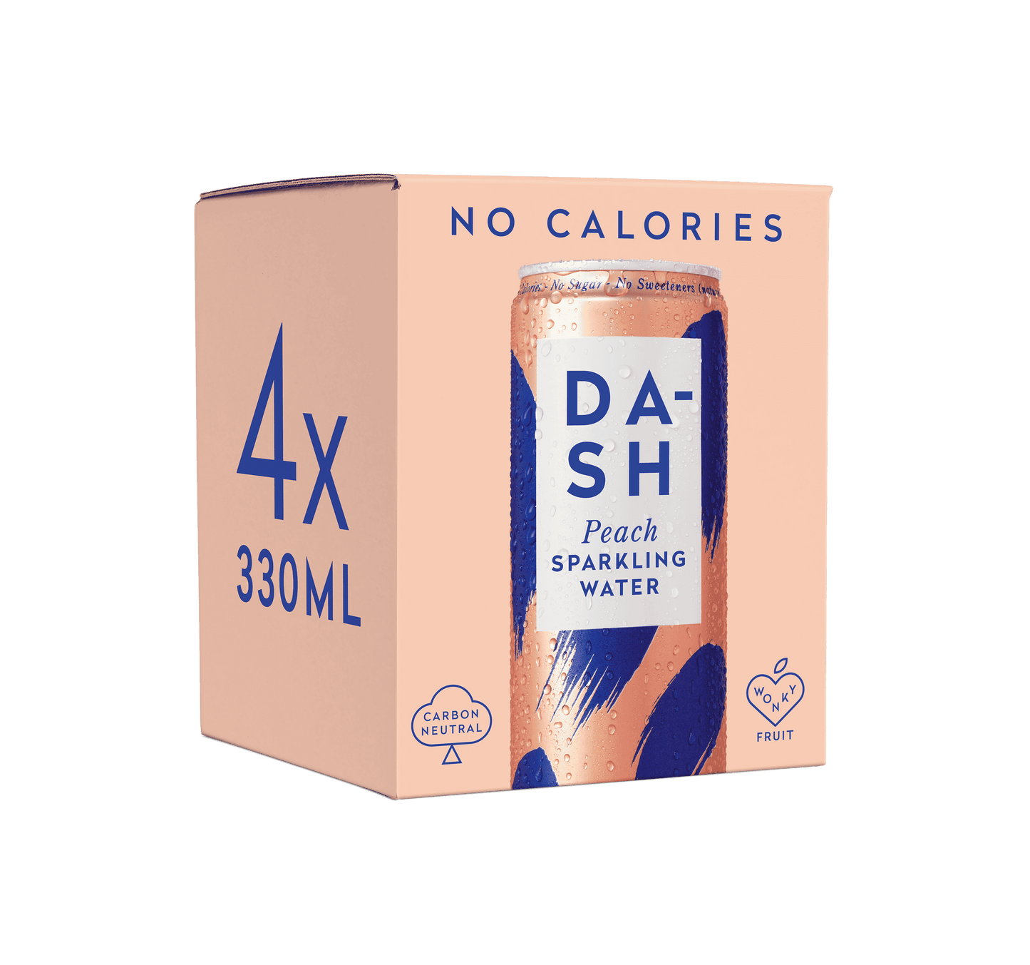 6 x Dash Water Sparkling Peach Multipack - 4x330ml