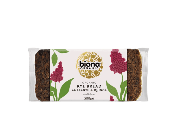 7 x Biona Organic Rye Bread Amaranth & Quinoa - 500g