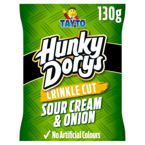 12 x Tayto Hunky Dory Sour Cream & Onion 130G