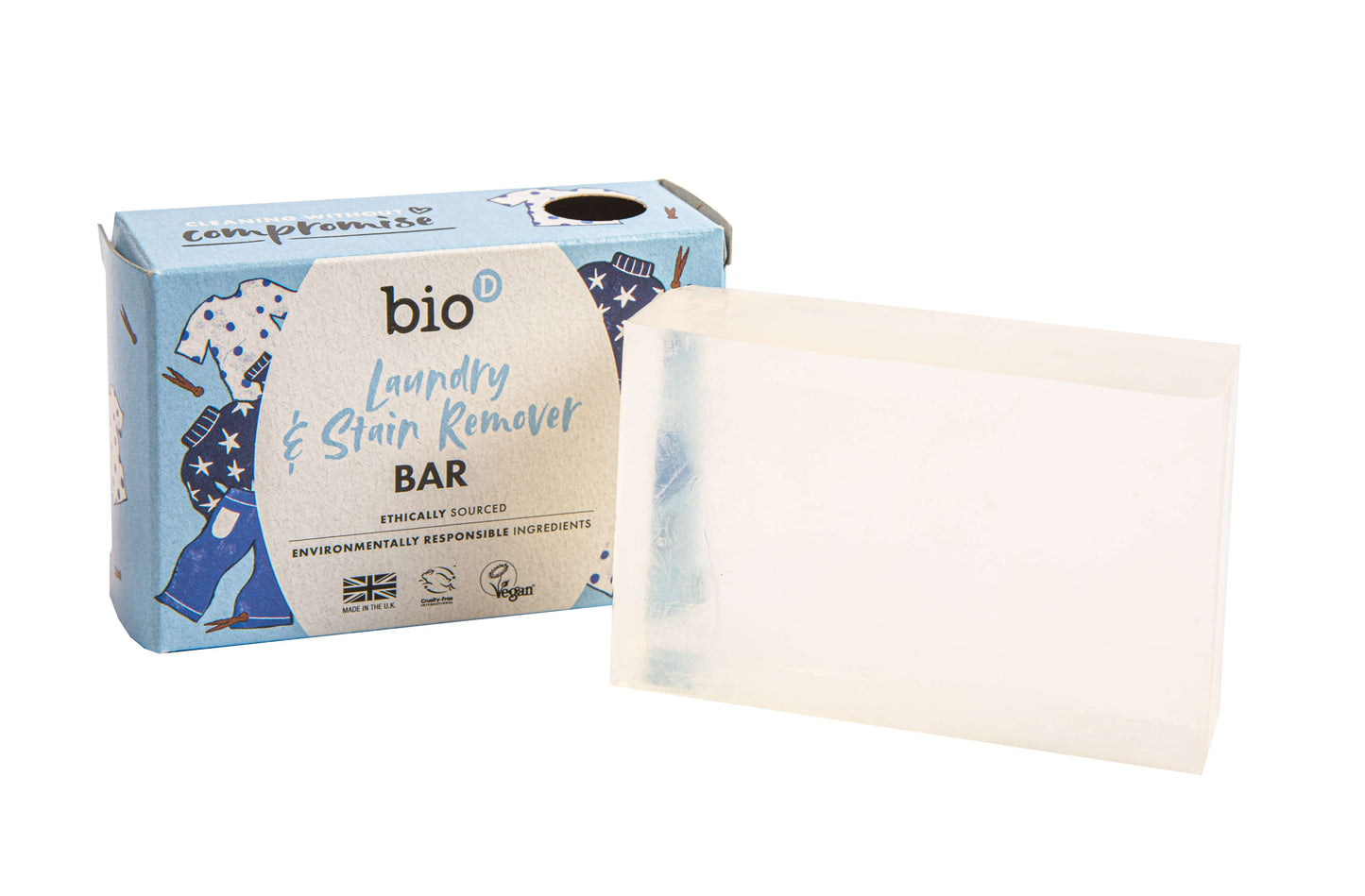 Bio-D Laundry & Stain Remover Bar - 90g