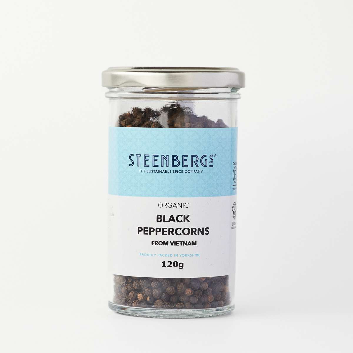 Steenbergs Organic Black Peppercorn Refill - 115g