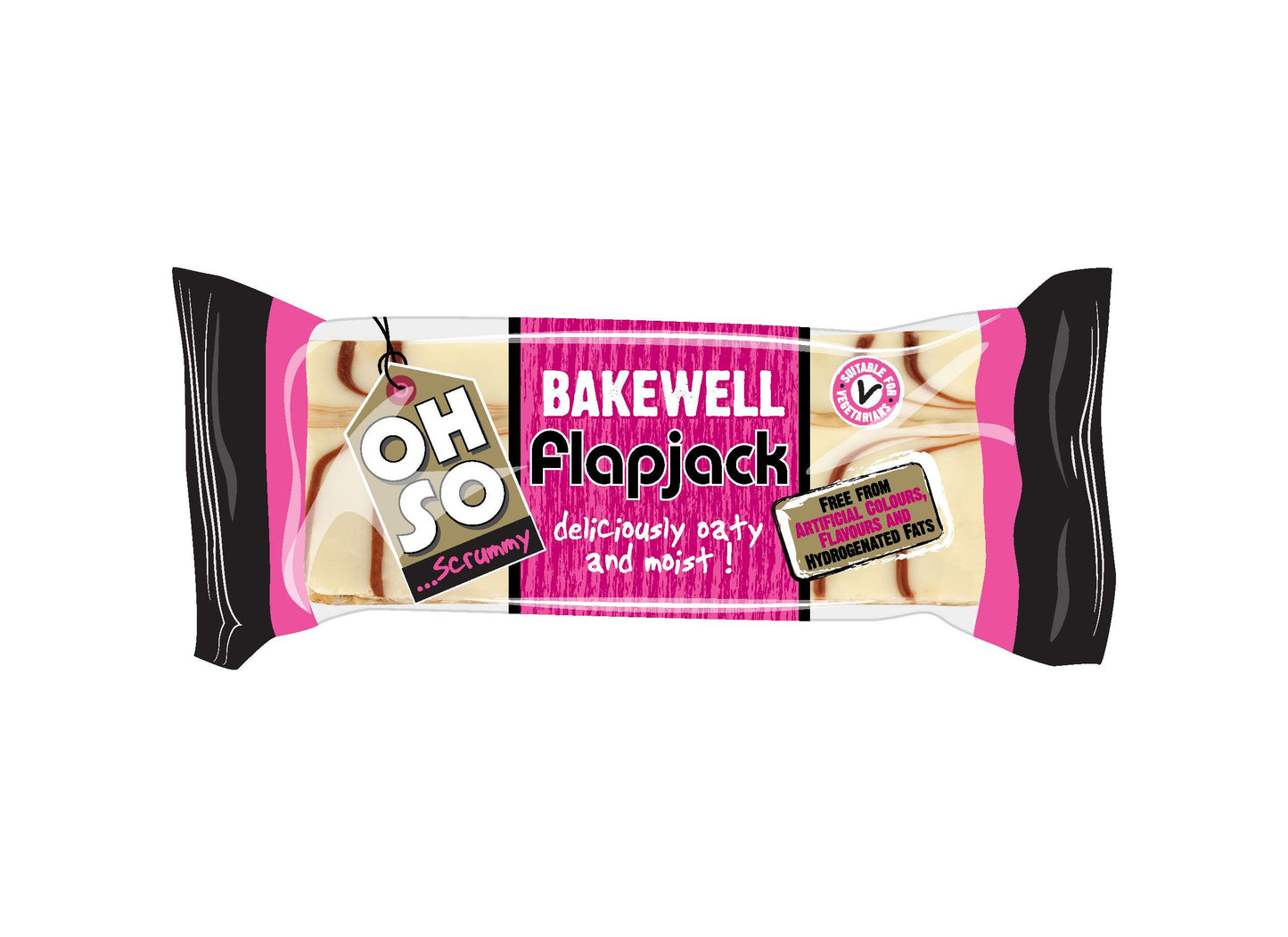 Oh So Scrummy Bakewell Flapjack - 110g